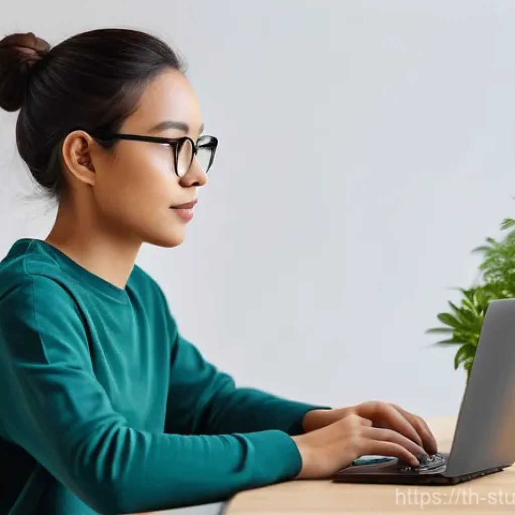 적시 학습 자원 활용을 위한 효과적인 커뮤니케이션 전략 - **Prompt: Focused Digital Learning with AI Assist**
A young adult (around 20-25 years old, gende...