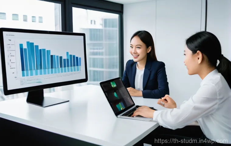 적시 학습 자원 활용을 위한 인터뷰 기법 - **Prompt:** A thoughtfully composed image depicting the concept of "Reskill vs. Upskill." A Thai ind...