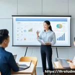 Home 22 적시 학습 자원 활용을 위한 직무 맞춤형 교육 - A modern corporate training workshop scene in a bright, spacious office with diverse Thai employees ...